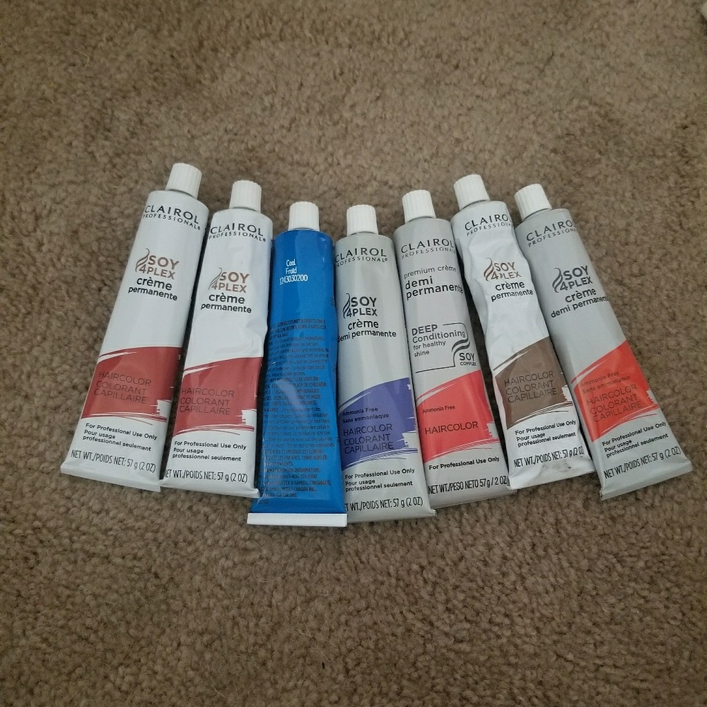 assorted hair color